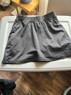 YoungLA Black A-Line Athletic Skort